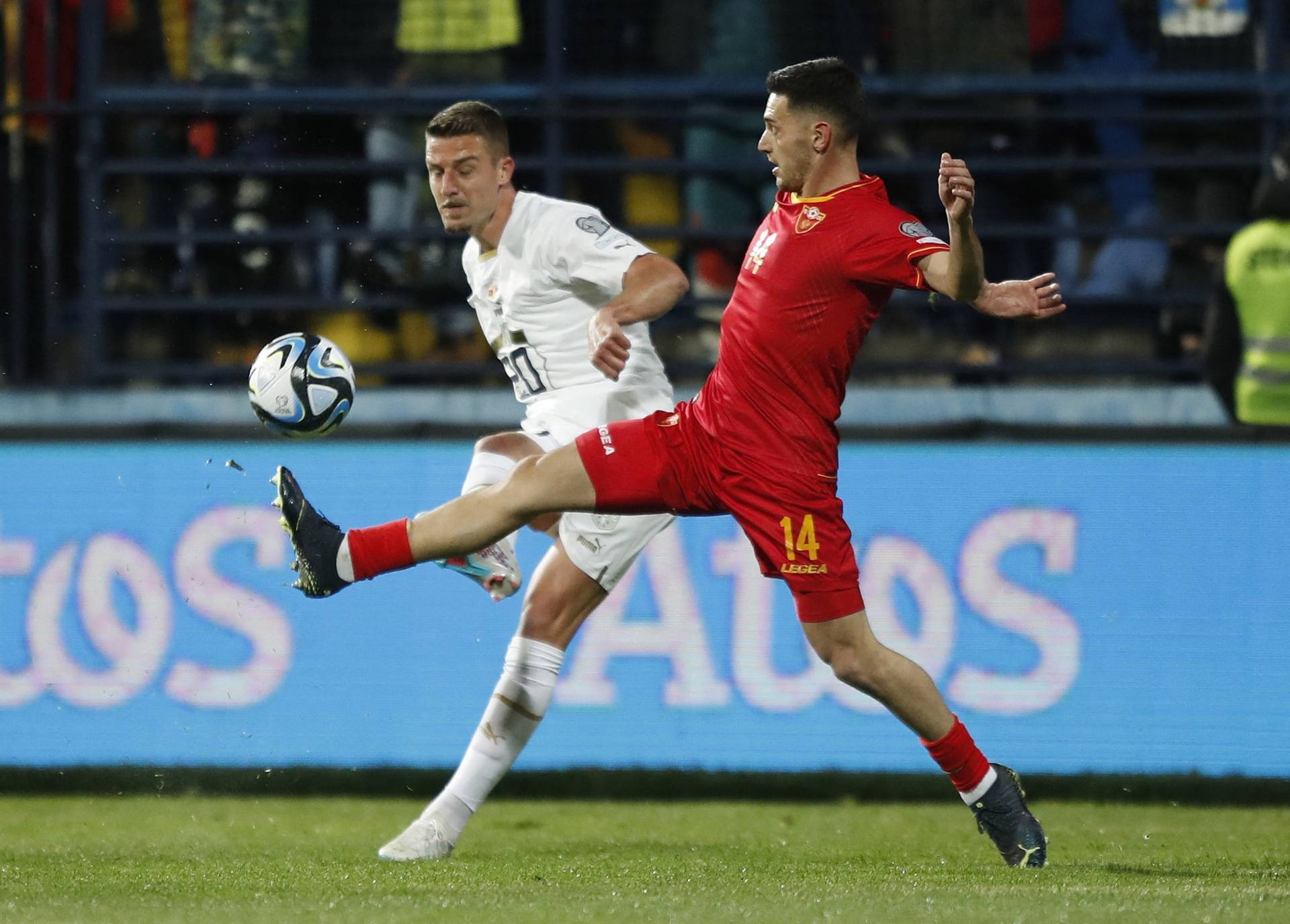 UEFA Euro 2024 Qualifier - Group G - Montenegro v Serbia