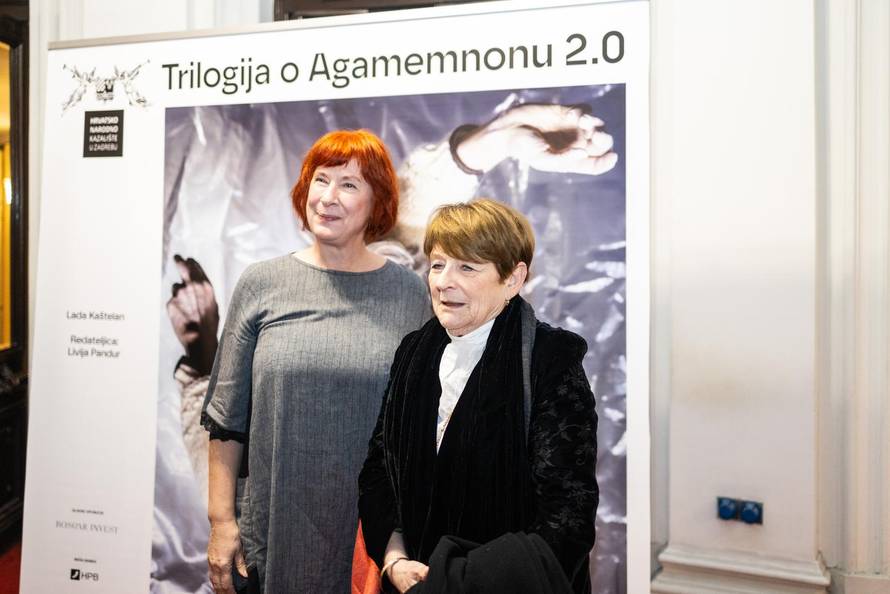 Zagreb: Poznati na premijeri predstave "Trilogija o Agamemnonu 2.0"