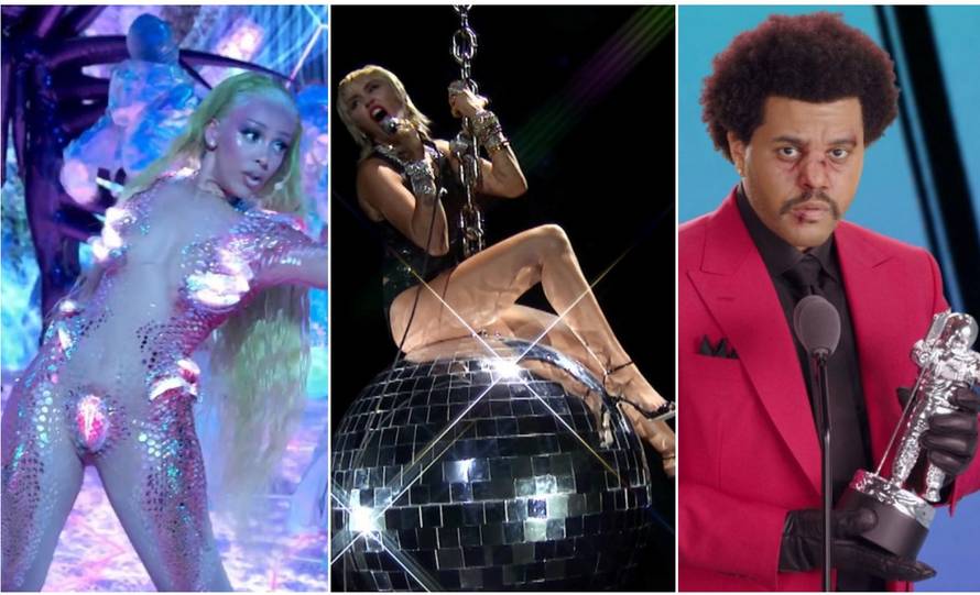 Miley opet zajahala kuglu, The Weeknd došao u modricama