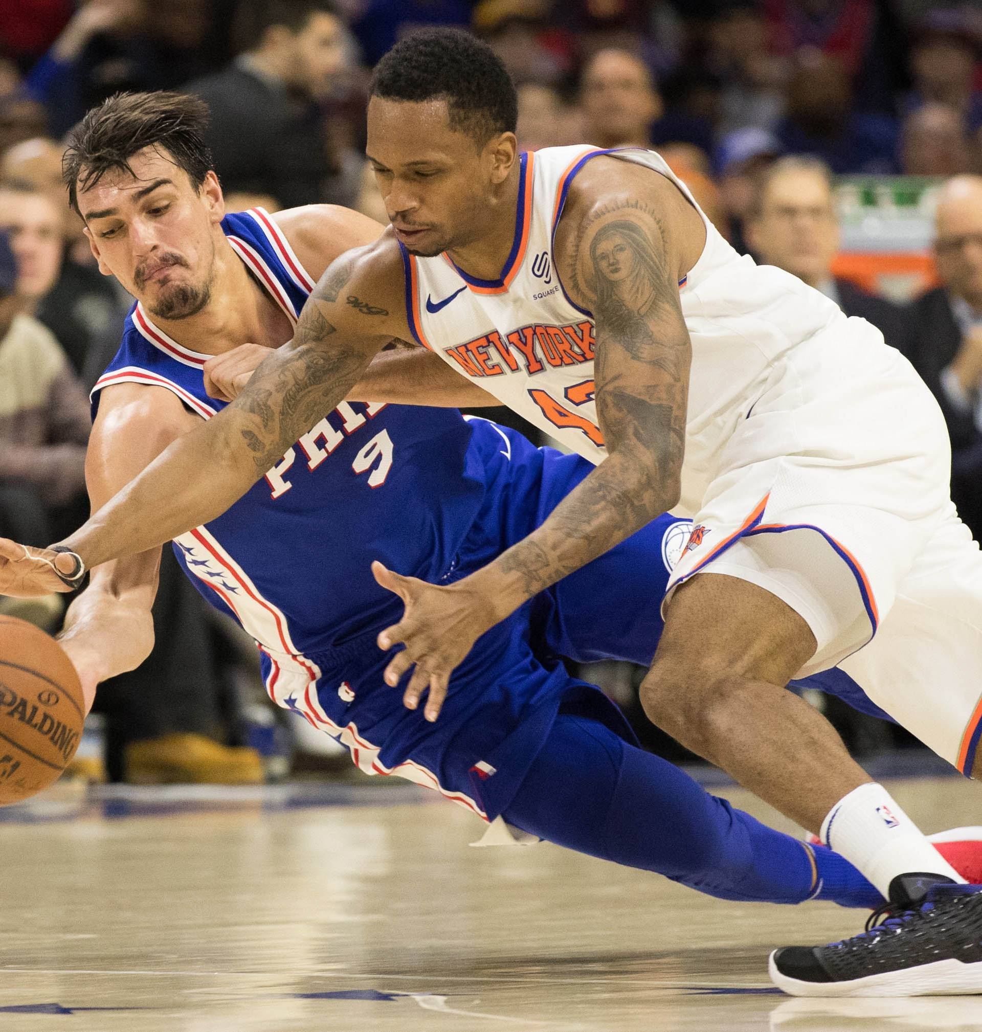 NBA: New York Knicks at Philadelphia 76ers
