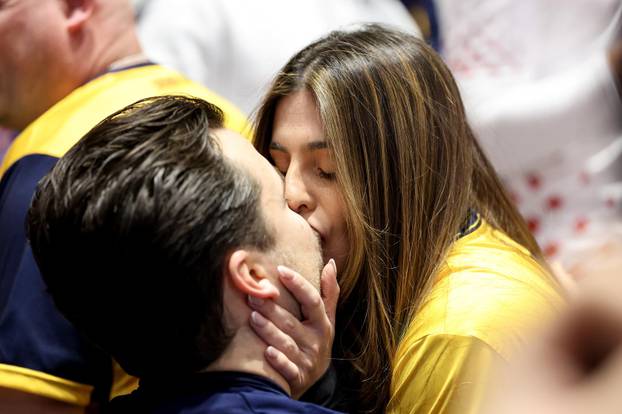 Malmo: Navijači na utakmici između Hrvatske i Švicarske EHF Europskog prvenstva