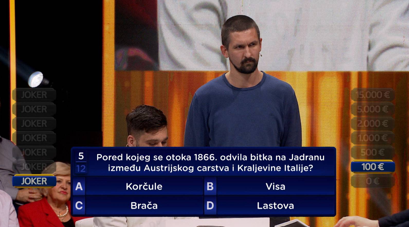 Tomislav iz Vinkovaca iskoristio je sve jokere već na trećem pitanju: Kući otišao s nula eura