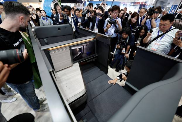 55th Paris Air Show at Le Bourget Airport near Paris