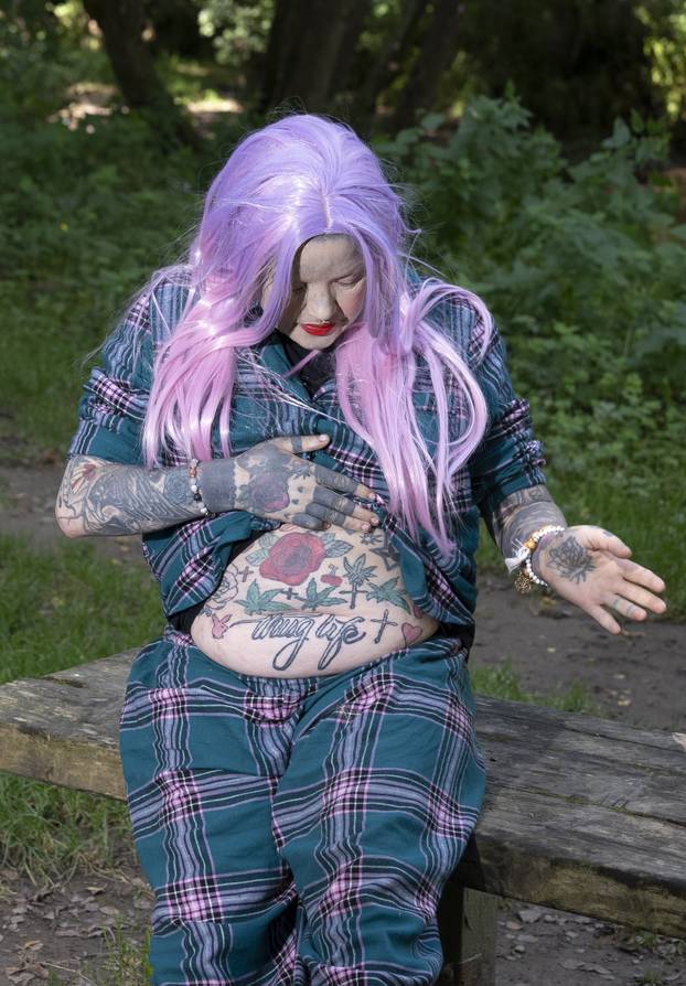 'Britain's most tattooed mum' left 'heartbroken' as she can't take kids back to school supply shopping due to ink