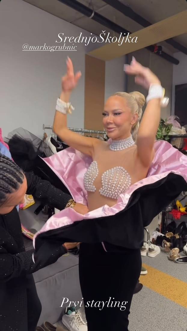 FOTO Maja Šuput prekrila grudi biserima za novu sezonu showa Supertalent: 'Da nije simple...'