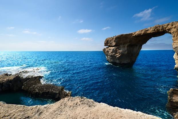 Azure Window formation on Gozo Island
