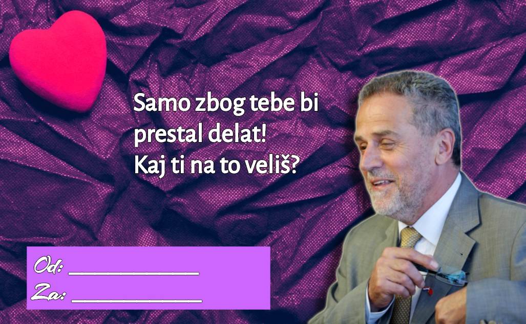 Budi moja prva dama! Čestitaj Valentinovo dragim političarem