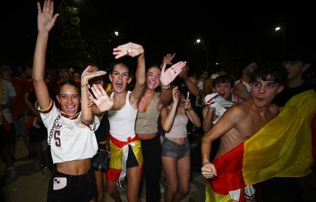 FIFA World Cup 2026 - Final - Spain v Argentina - Fans gather in Lamine Yamal's hometown