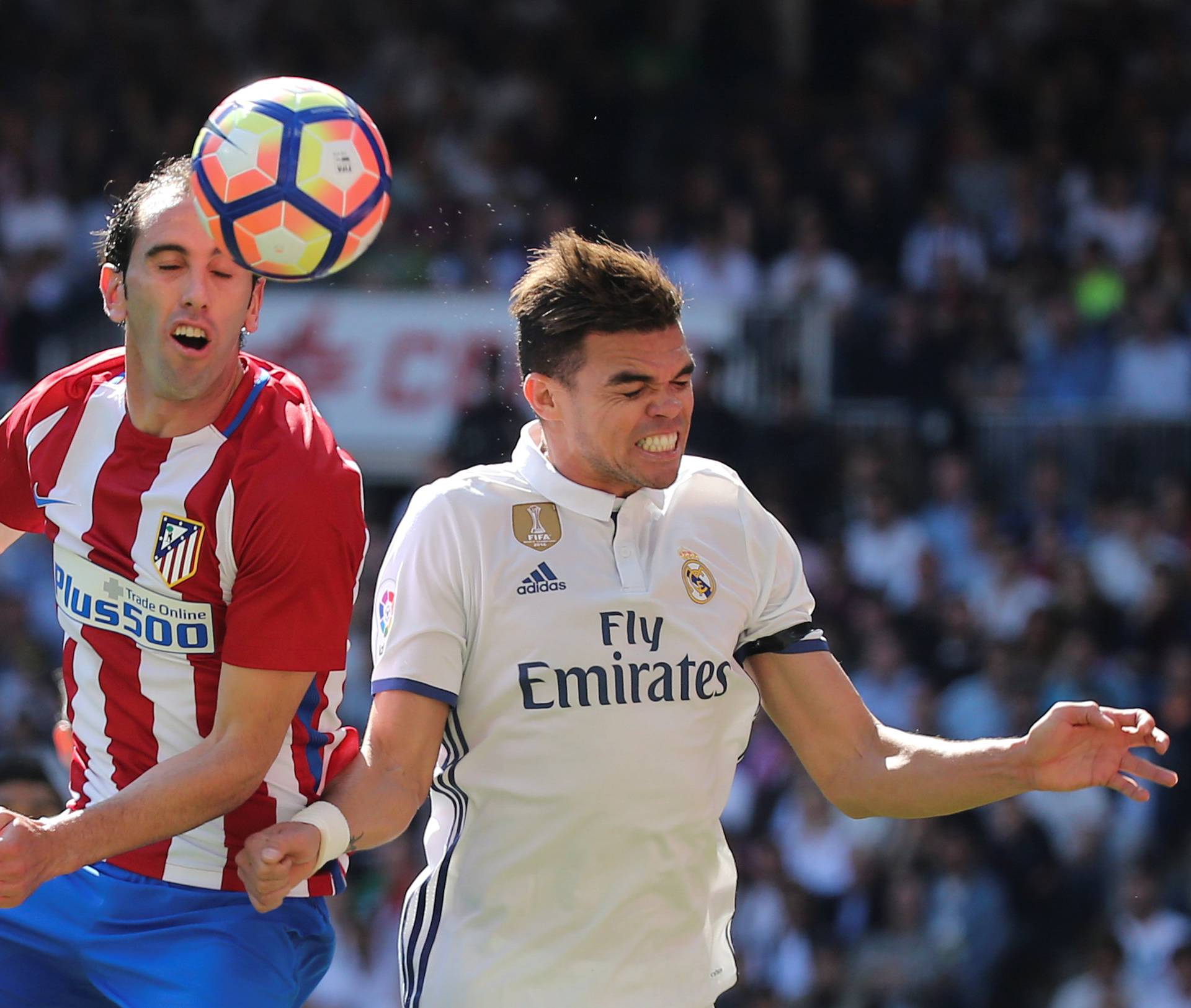 Football Soccer- Spanish La Liga Santander - Real Madrid v Atletico Madrid