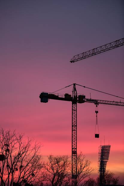 Zagreb: Prekrasne boje neba pri zalasku sunca