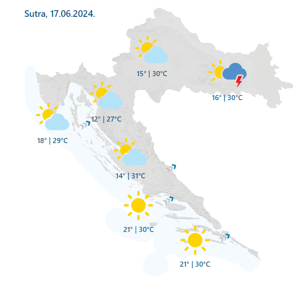 Zarobit će nas toplinska kupola! Ovaj tjedan  stiže toplinski val, temperature rastu i do 40°C!