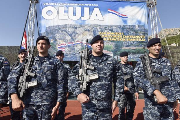 Knin: Generalna proba na stadionu Dinara za obljetnicu Oluje