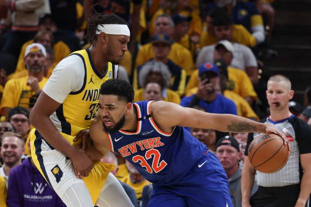 NBA: Playoffs-New York Knicks at Indiana Pacers