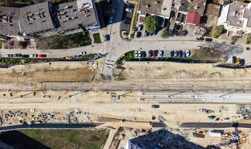 Evo kako izgleda Sarajevska iz zraka: Grade tramvajsku prugu