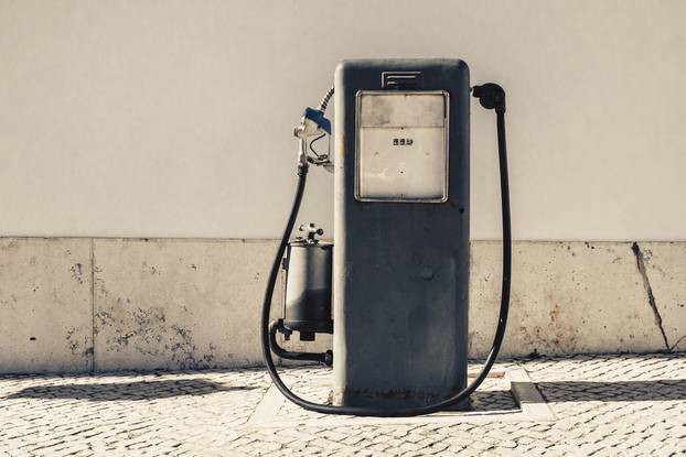 Aged,And,Worn,Vintage,Gas,Oil,Pump