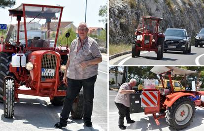 Nijemac (63) na ljetovanje u Hrvatsku putovao traktorom