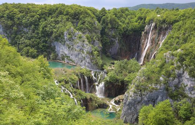 Turisti na Plitvicama