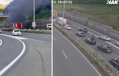 Na autocesti kod Rijeke zapalilo se teretno vozilo: Promet se odvija obilaznim pravcima