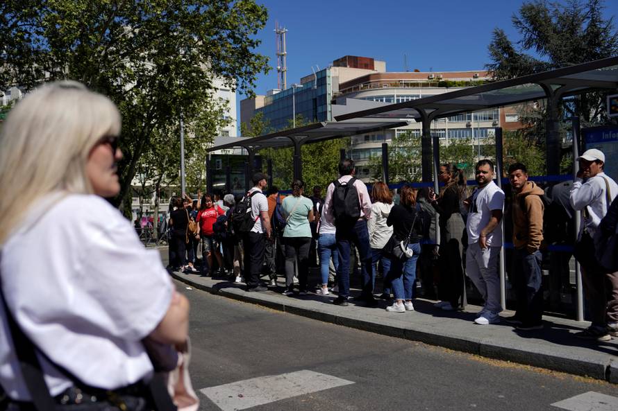 Power outage in Madrid