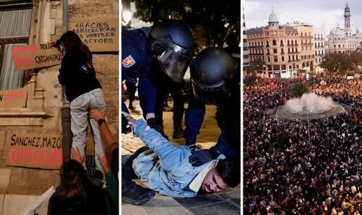 FOTO Ostavka, ubojice! Neredi na prosvjedu u Valenciji zbog poplava: 'Niste upozorili ljude'