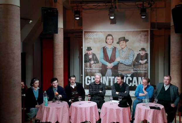 Zagreb: Predstavljanje nove predstave "Gruntovčani" u kazalištu Kerempuh
