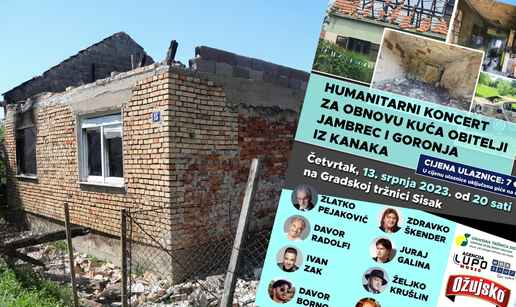 Humanitarni koncert u Sisku za obitelji čije su kuće izgorjele: 'Poznajem ih, htio sam pomoći'