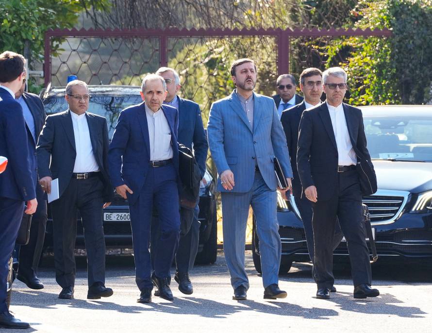 Iranian negotiating delegation departs for the site of the talks with U.S., in Geneva