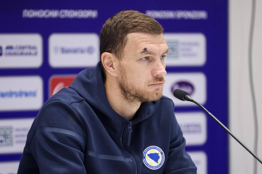 Sarajevo: Savo Milošević i Edin Džeko na konferenciji za medije