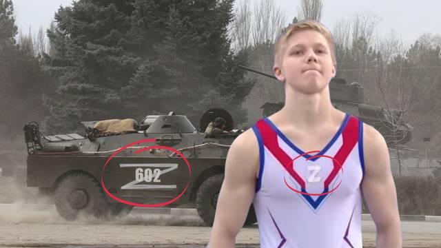 Ruski gimnastičar (20) javno podržao invaziju na Ukrajinu!? Stavio je zlokobni simbol...