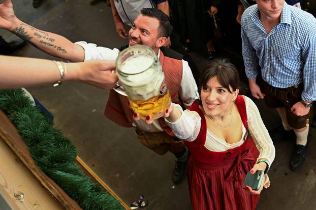 191st Oktoberfest, the world's largest beer festival, in Munich
