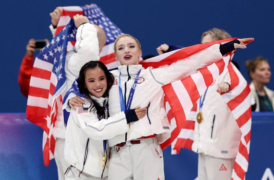 Figure Skating - Team Event - Victory Ceremony