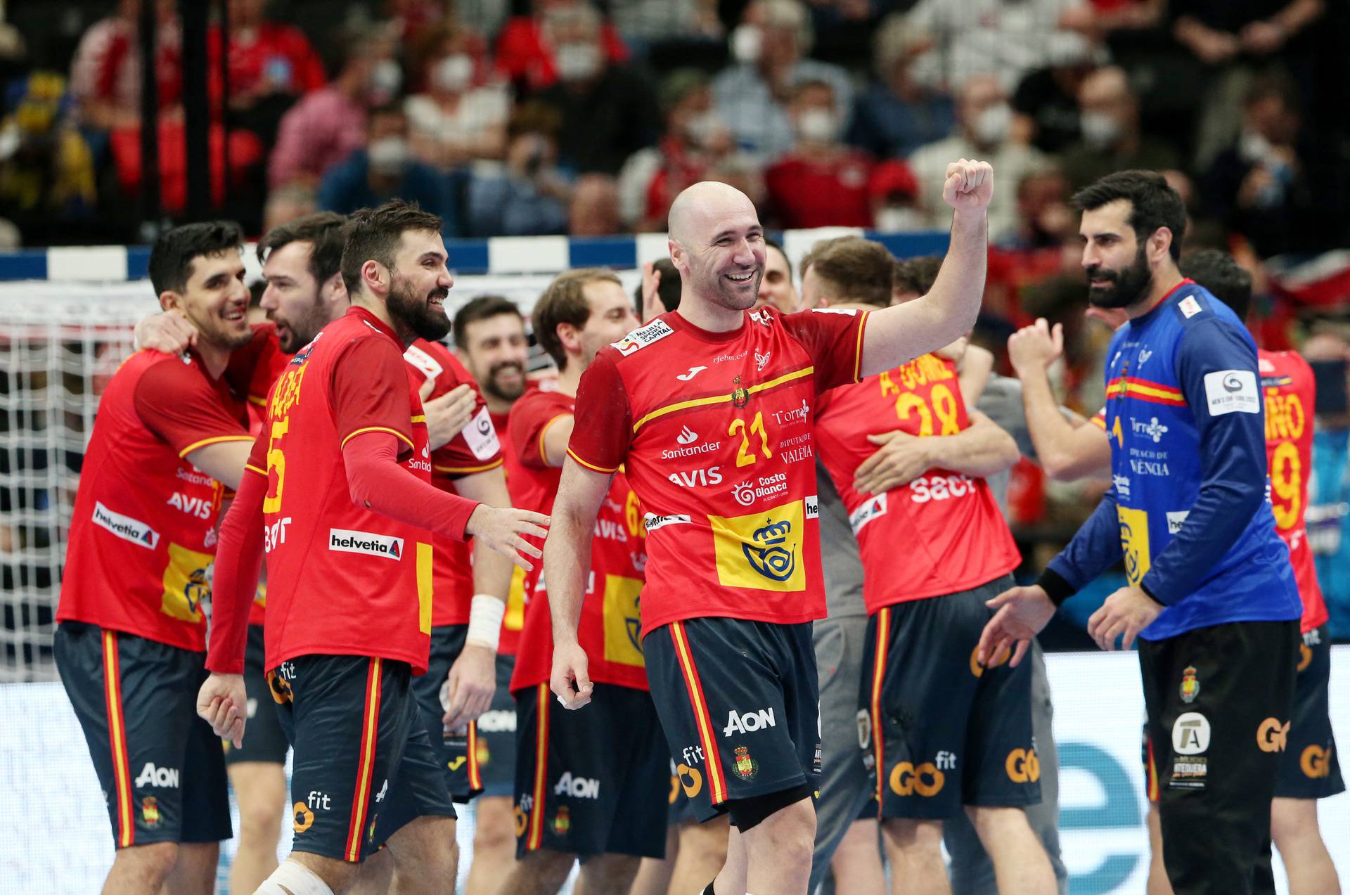 EHF 2022 Men's European Handball Championship - Semi Final - Spain v Denmark