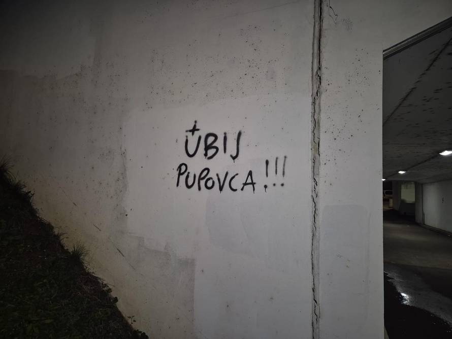 Prijetnje smrću: Kod osnovne škole u Zagrebu osvanuo grafit 'Ubij Pupovca'. Javilo se vijeće
