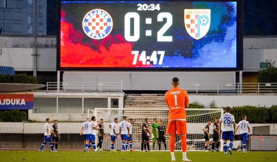 Utakmica iza slabo zatvorenih vrata: Što ćete, pobijedili su Hajduk i to im je velika vijest