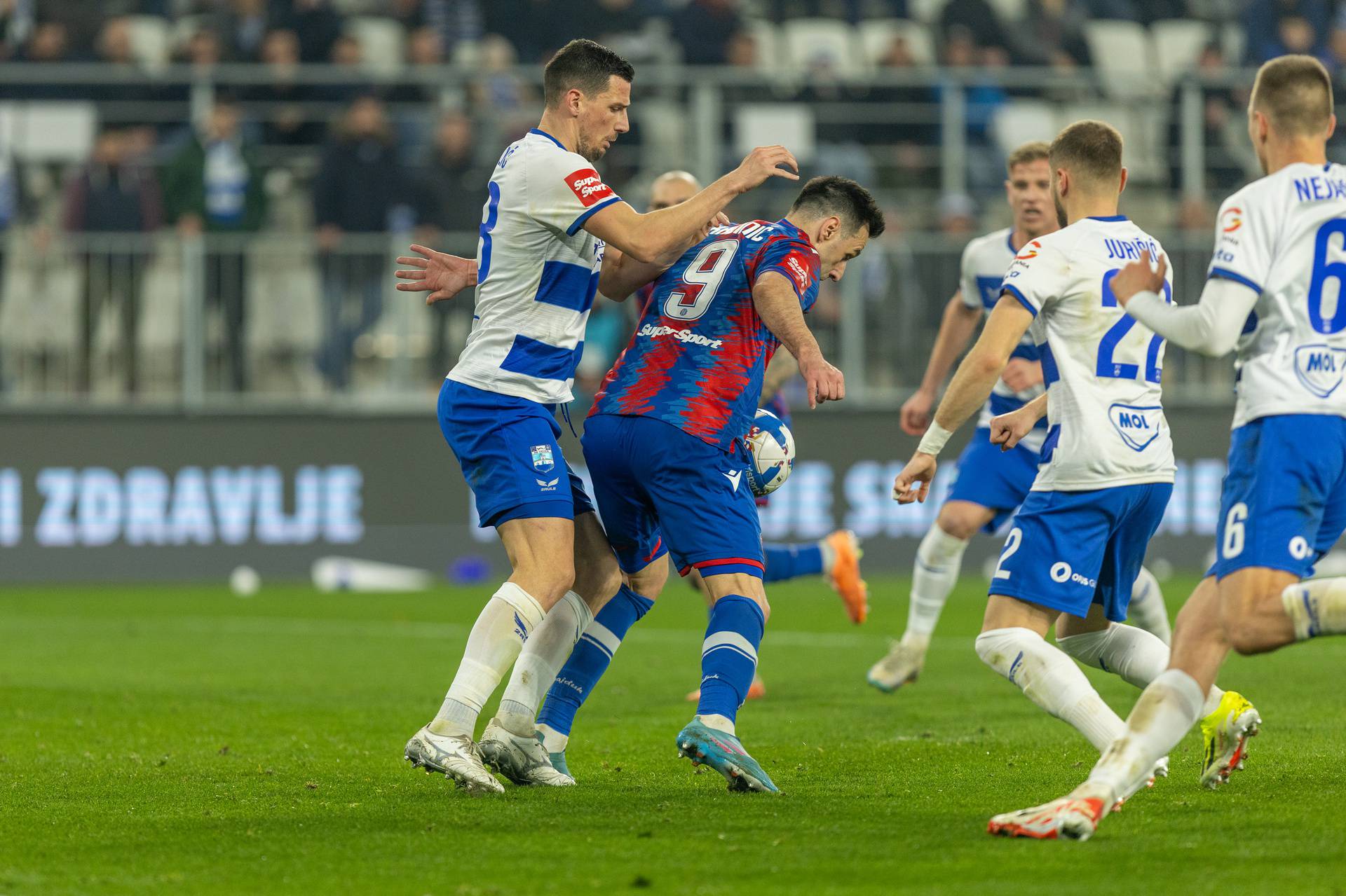 Osijek: U derbiju 21. kola SuperSport HNL-a Osijek i Hajduk odigrali 1:1