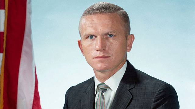 FILE PHOTO: NASA astronaut Frank Borman