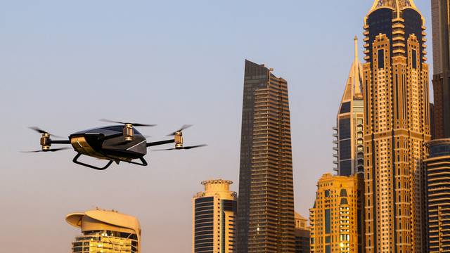 XPeng's eVTOL flying car X2 makes its first public flying in Dubai