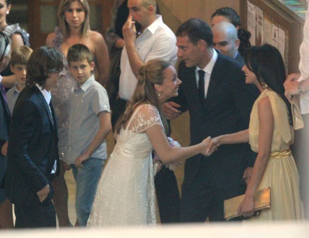 ARHIVA - 2011. Luka i Vanja Modri? vjen?ali se u zagreba?koj crkvi Gospe Lurdske