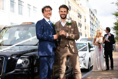 UK's first drive-through wedding service