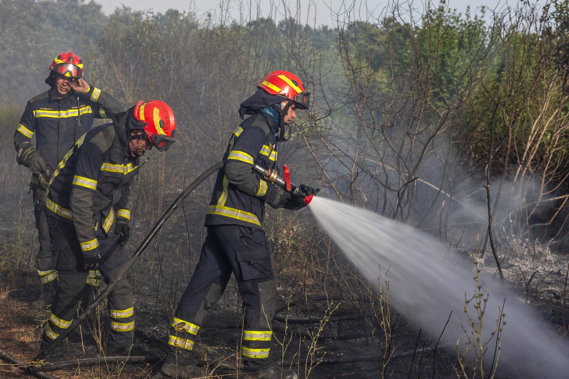 Pula: Na području Otvorenog kaznenog zavoda Valtura buknuo požar