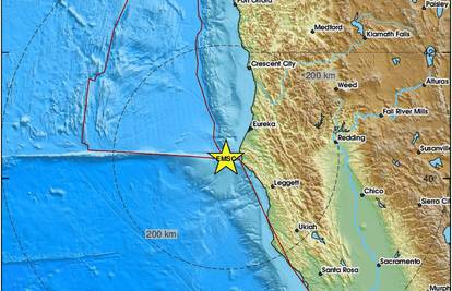 Potres magnitude 7,0 uzdrmao je Kaliforniju:  Vlasti su otkazale ranije upozorenje za tsunami...