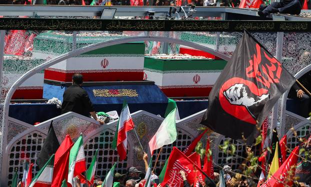 Funeral procession for Iran's late Supreme Leader Ayatollah Ali Khamenei