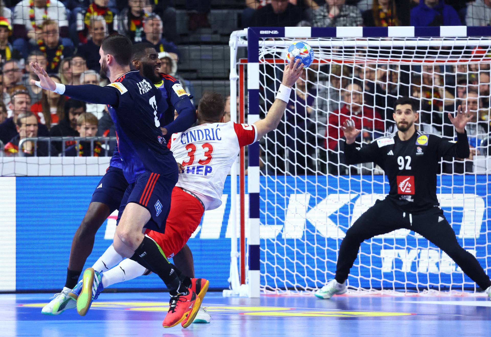 EHF 2024 Men's European Handball Championship - Main Round - France v Croatia