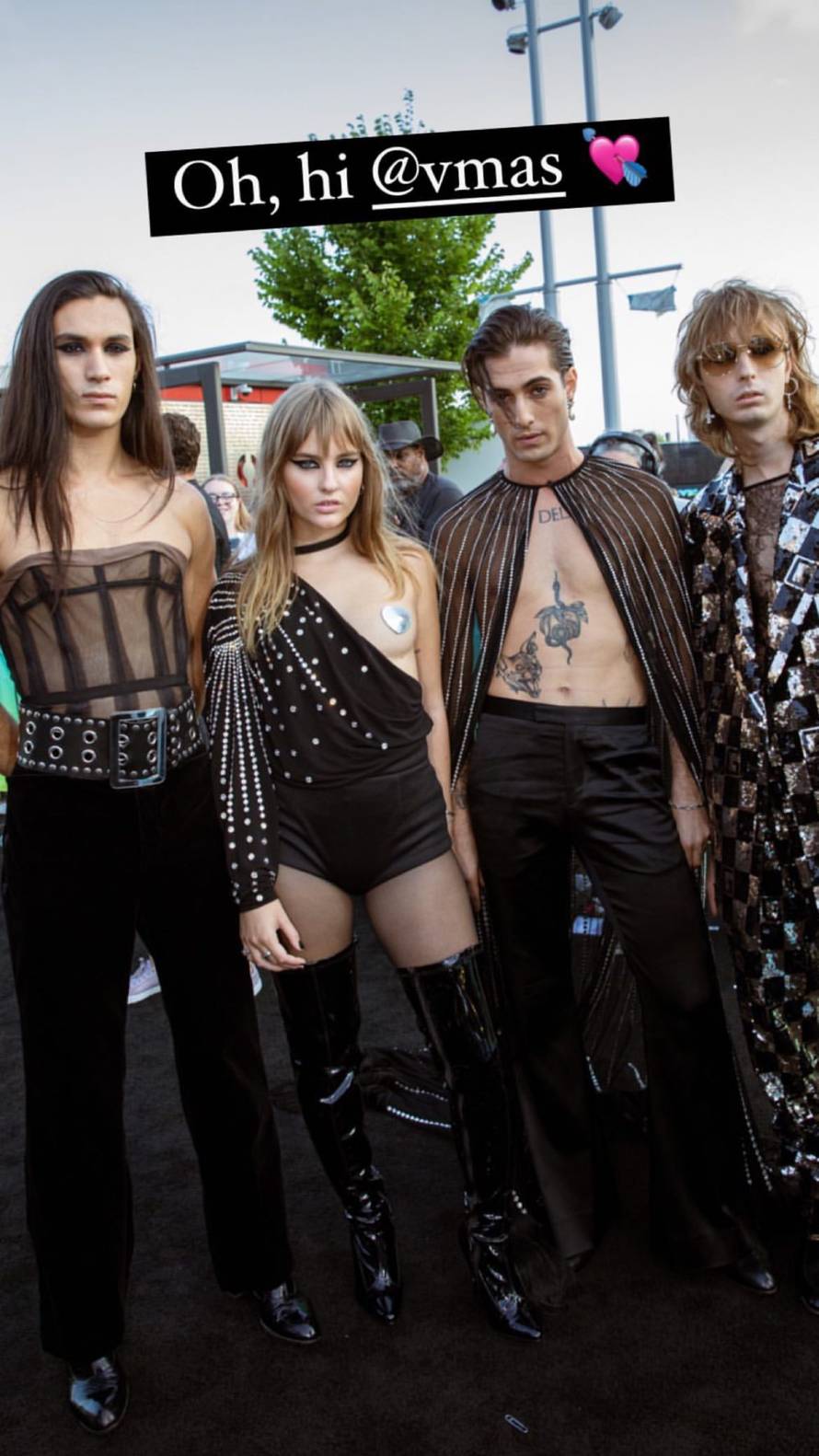 Damiano David je na pozornici pokazao guzu, a Victorija gole grudi prekrila naljepnicom...