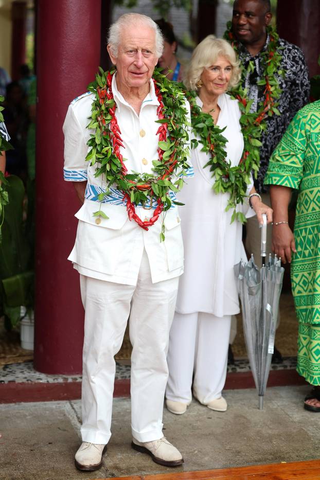 Britain's King Charles and Queen Camilla visit Samoa