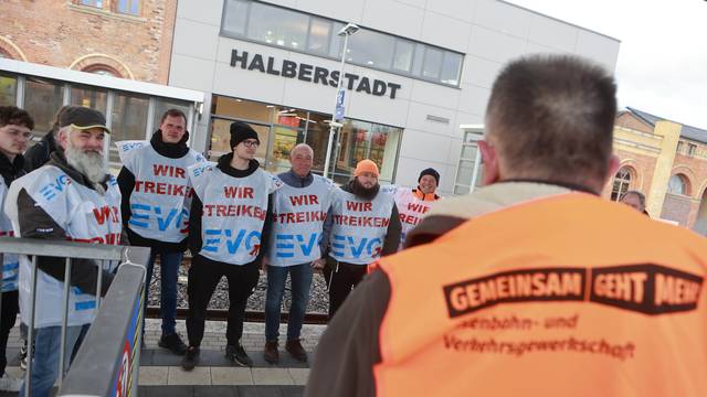 Warning strikes in Germany - Halberstadt