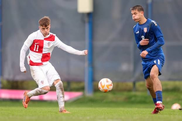 Zagreb: Utkamica u-19 Hrvatska-Srbija