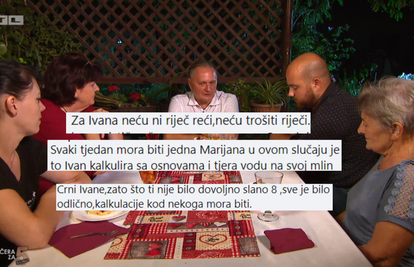 Gledateljima 'Večere' zamjerio se Ivan: Zločest je! Kalkulira i tjera vodu na svoj mlin. Užas