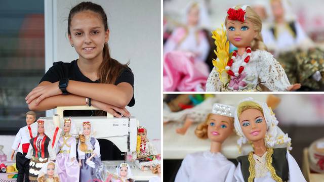 Bosanska Barbie postala pravi hit, djevojčica Esma dizajnira i šije narodne nošnje za lutke