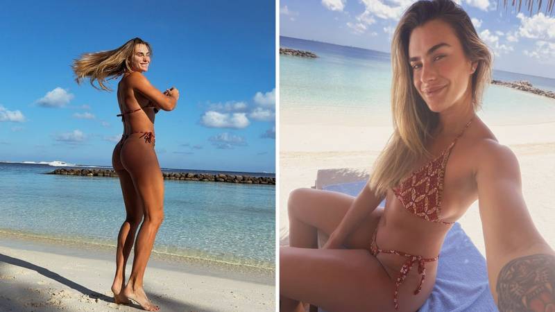 FOTO Najbolja na svijetu mami poglede: Ostavila reket i navukla tangice na Maldivima